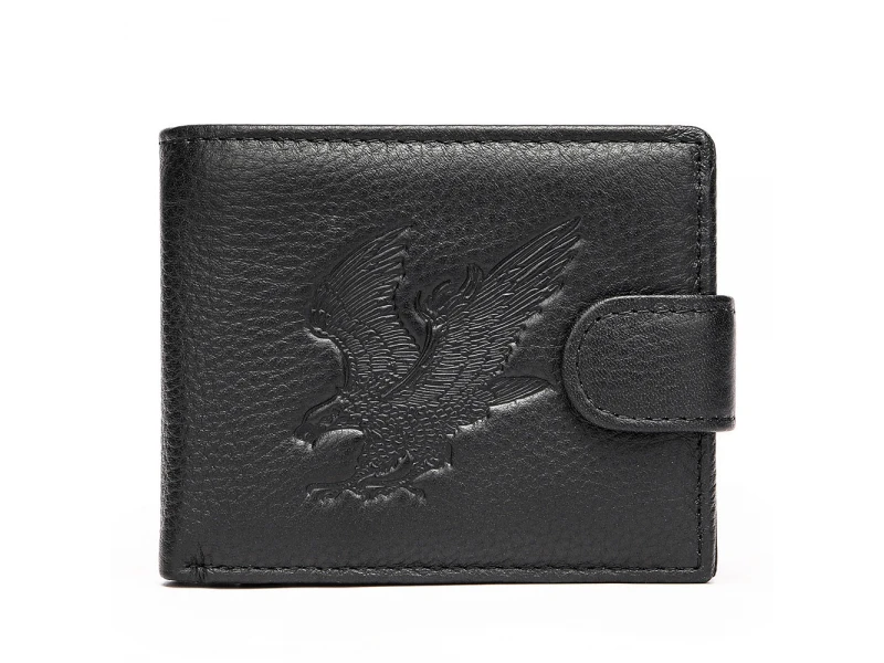 Черен мъжки портфейл - Bird Черен мъжки портфейл - Bird