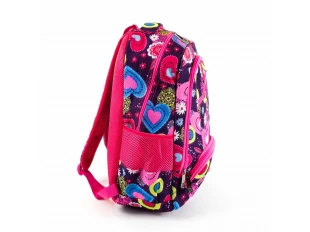Ученическа раница - сърца